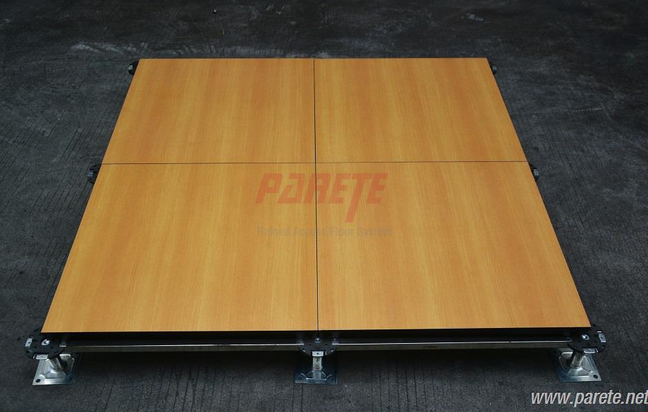 wood texture HPL access floor